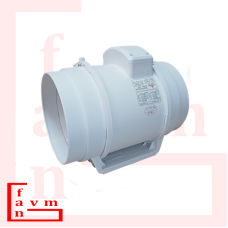 BVN Bahçıvan APKF 100 Sessiz Plastik Yuvarlak 10 cm 240 m³/h Kanal Fanı