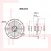 BVN Bahçıvan BDRAX 350-4K 35 cm 2340 m³/h Monofaze Yüksek Devirli Aksiyel Fan