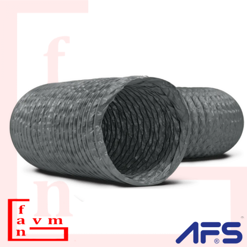 AFS 102mm PVC izolesiz Flexible Esnek Hava Kanalı 10 Metre