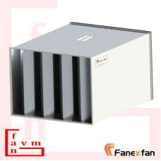 Fanex FDKS 80-50 A Dikdörtgen Kanal Tipi Susturucu