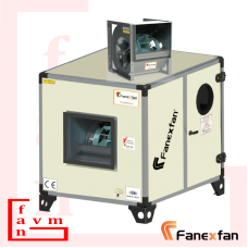 Fanex FHV-SY 450 B Geriye Eğimli Seyrek Kanatlı 380 V 18000 m³/h Debi Hücreli Fan