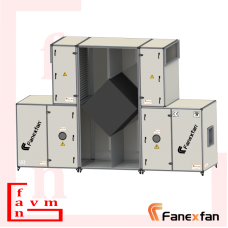 Fanex FIGK-D 10000 Dikey 380 V 10000 m³/h Debi Isı Geri Kazanım Cihazı