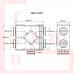 Fanex FIGK-P-Y 500 Enerji Tasaruflu 220 V 500 m³/h Debi Isı Geri Kazanım Cihazı