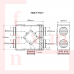 Fanex FIGK-P-Y 750 Enerji Tasaruflu 220 V 750 m³/h Debi Isı Geri Kazanım Cihazı