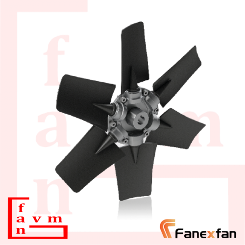Fanex FPP 1000 Derece Ayarlı 1000 mm Çap 5 Kanatlı Plastik Pervane