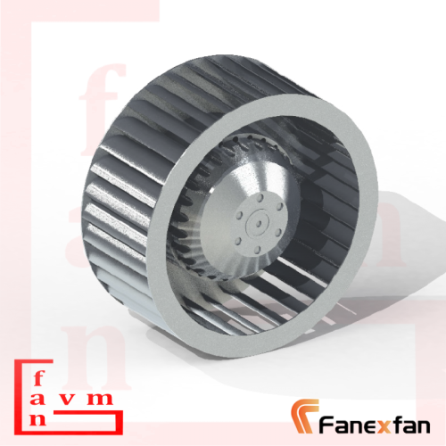 Fanex PRF 140-01 Öne Eğimli Monofaze 400 m³/h Radyal Fan