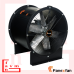 Fanex FAK-AL 112-01 Harici Motor Alüminyum Kanatlı 380 V 60000 m³/h Debi Direk Akuple Yangın Duman Egzoz ve Basınçlandırma Fanı