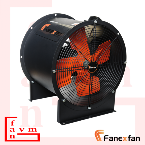 Fanex FAK 50-01 Harici Motor Metal Kanatlı 220 V 7000 m³/h Debi Direk Akuple Yangın Duman Egzoz ve Basınçlandırma Fanı