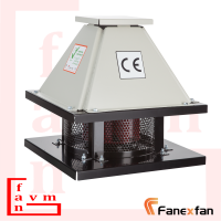 Fanex FBCF 355 M Yatay Atışlı Harici Motorlu 3400 m³/h Monofaze Radyal Çatı Fanı
