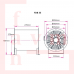 Fanex FDB 35-01 Harici Motor Metal Kanatlı 380 V 3250 m³/h Debi Direk Akuple Kompakt Yangın Duman Egzoz ve Basınçlandırma Fanı
