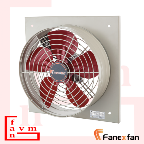 Fanex PSTK 300 Trifaze 2250 m³/h Kare Kasa Metal Pervane Aksiyal Fan