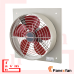 Fanex PSTK 250 Trifaze 1300 m³/h Kare Kasa Metal Pervane Aksiyal Fan